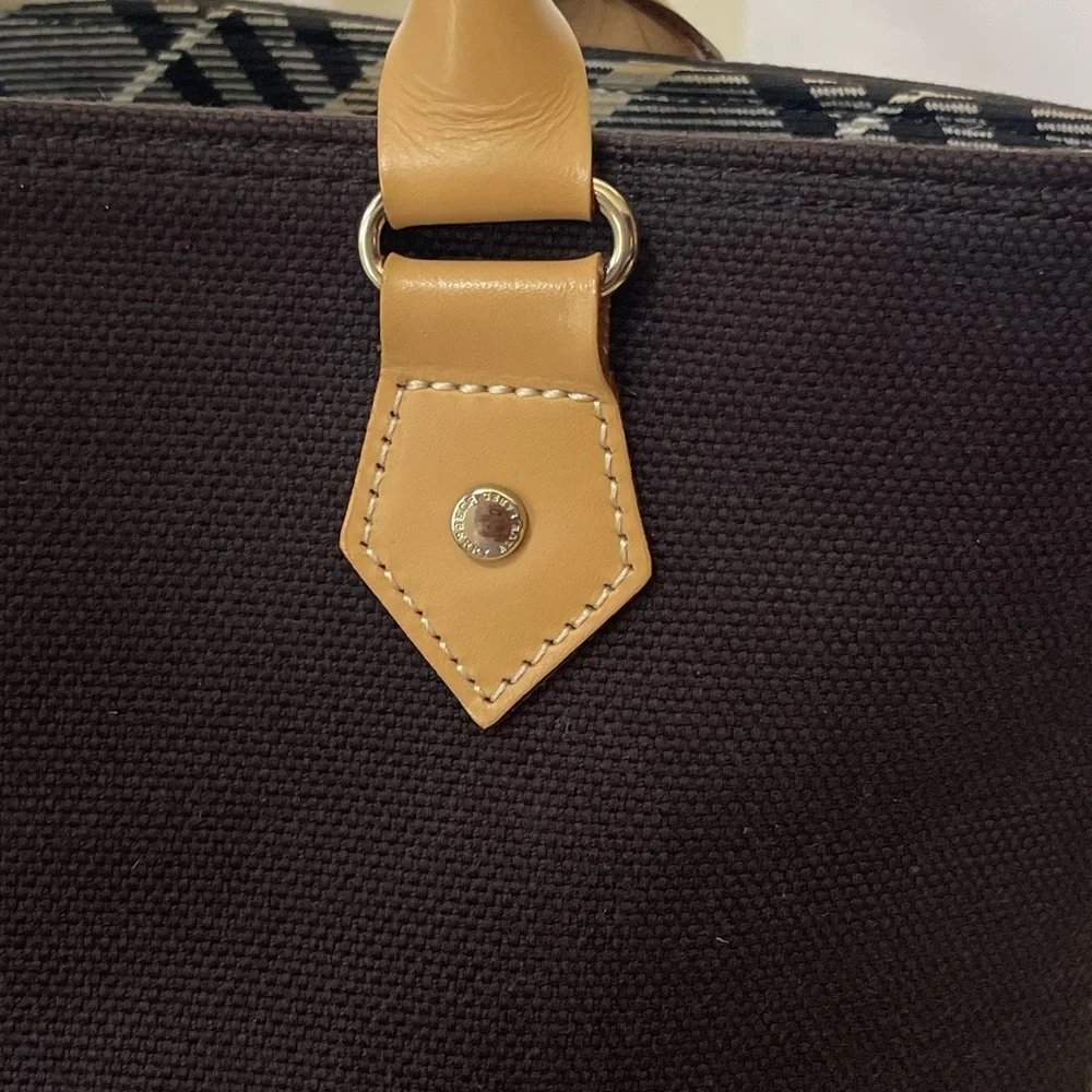 Burberry Blue Label Canvas Tote Bag EUC - Picture 7 of 15